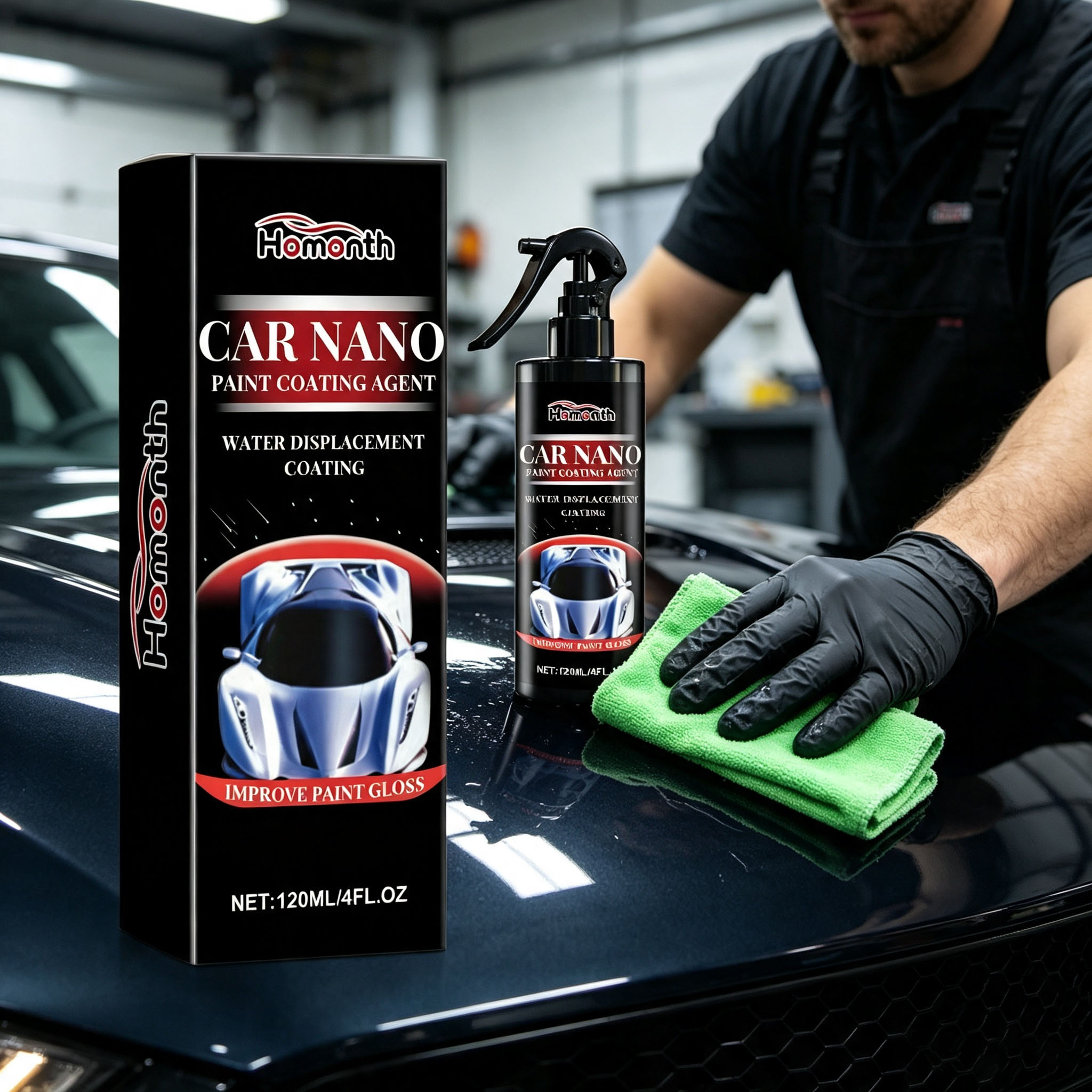 Спрей для нанокерамического по – обзор и цена Car Wax Ceramic Coating